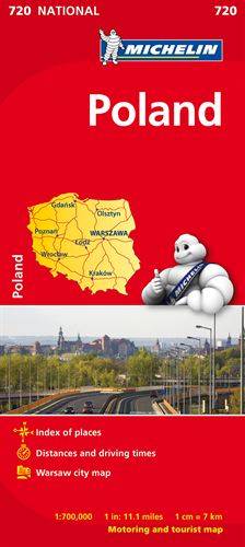 Polen Michelin 720 karta : 1:700000