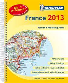 Frankrike 2013 atlas Michelin A4