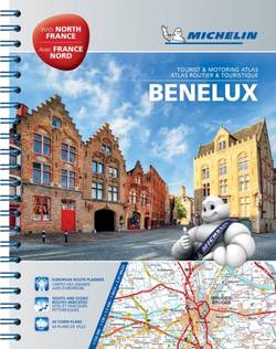 Benelux Norra Frankrike Atlas Michelin A4 : 1:150000