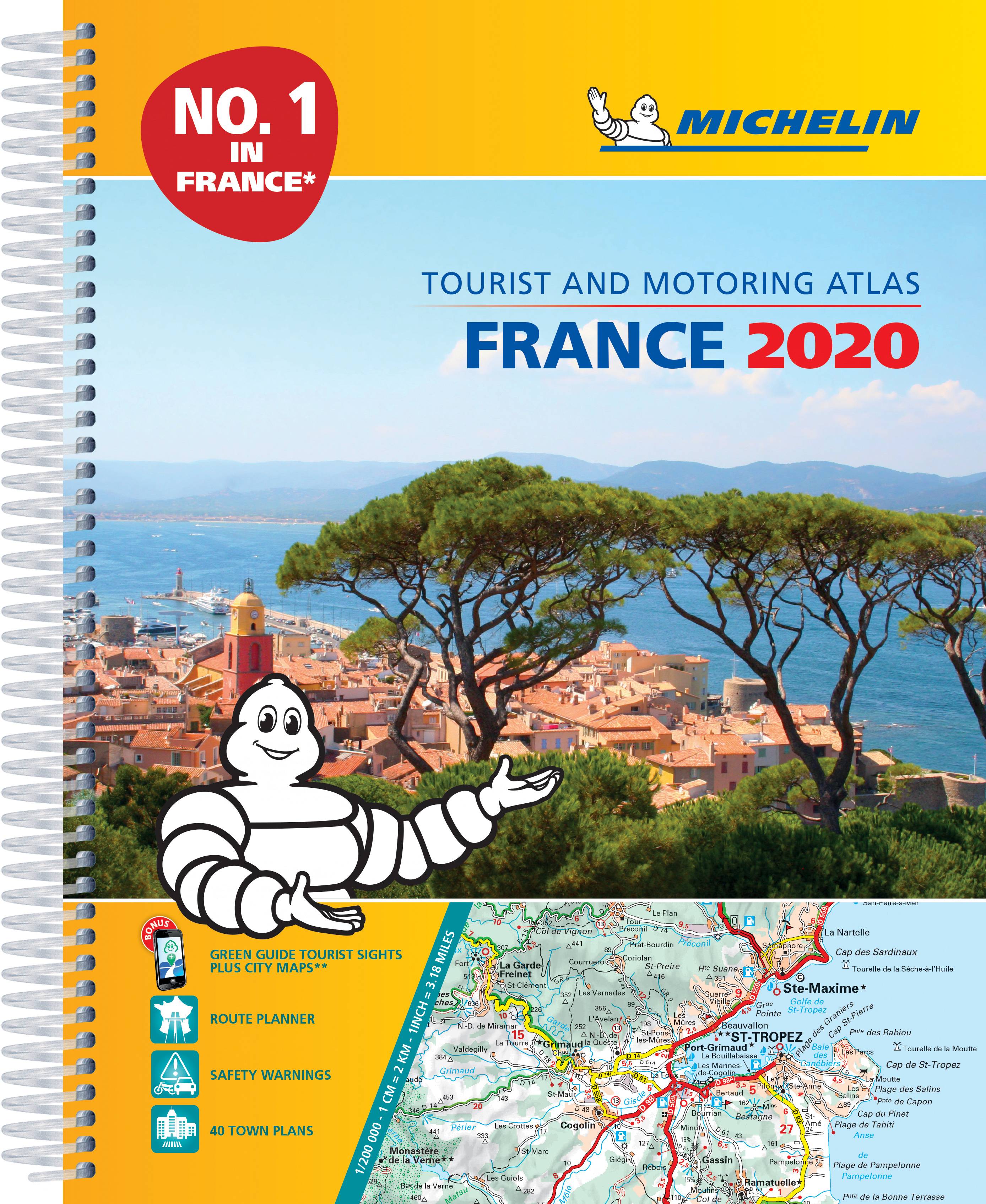 France 2020 -a4 tourist & motoring atlas - tourist & motoring atlas