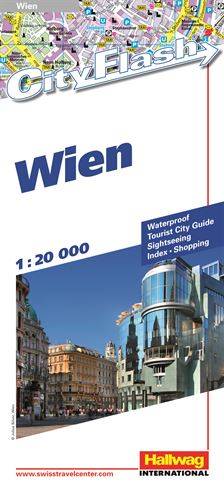 Wien City Flash Hallwag stadskarta : 1:20000