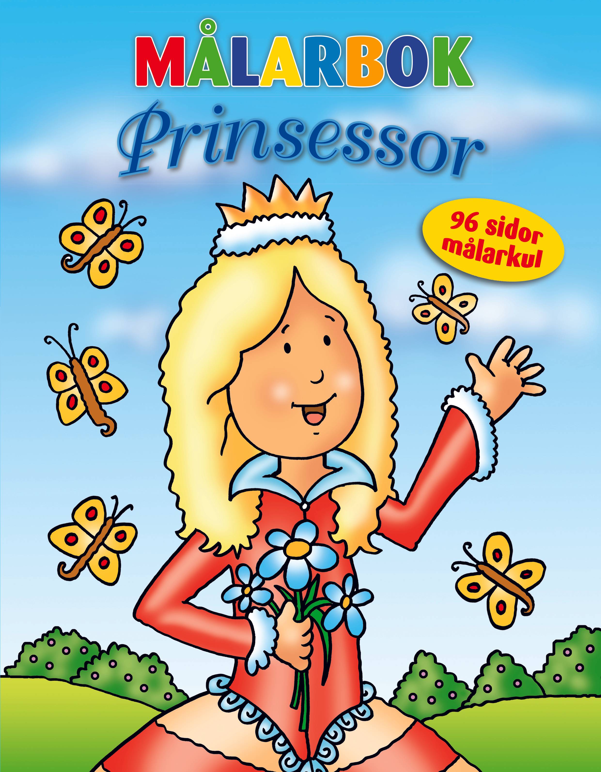 Målarbok prinsessor