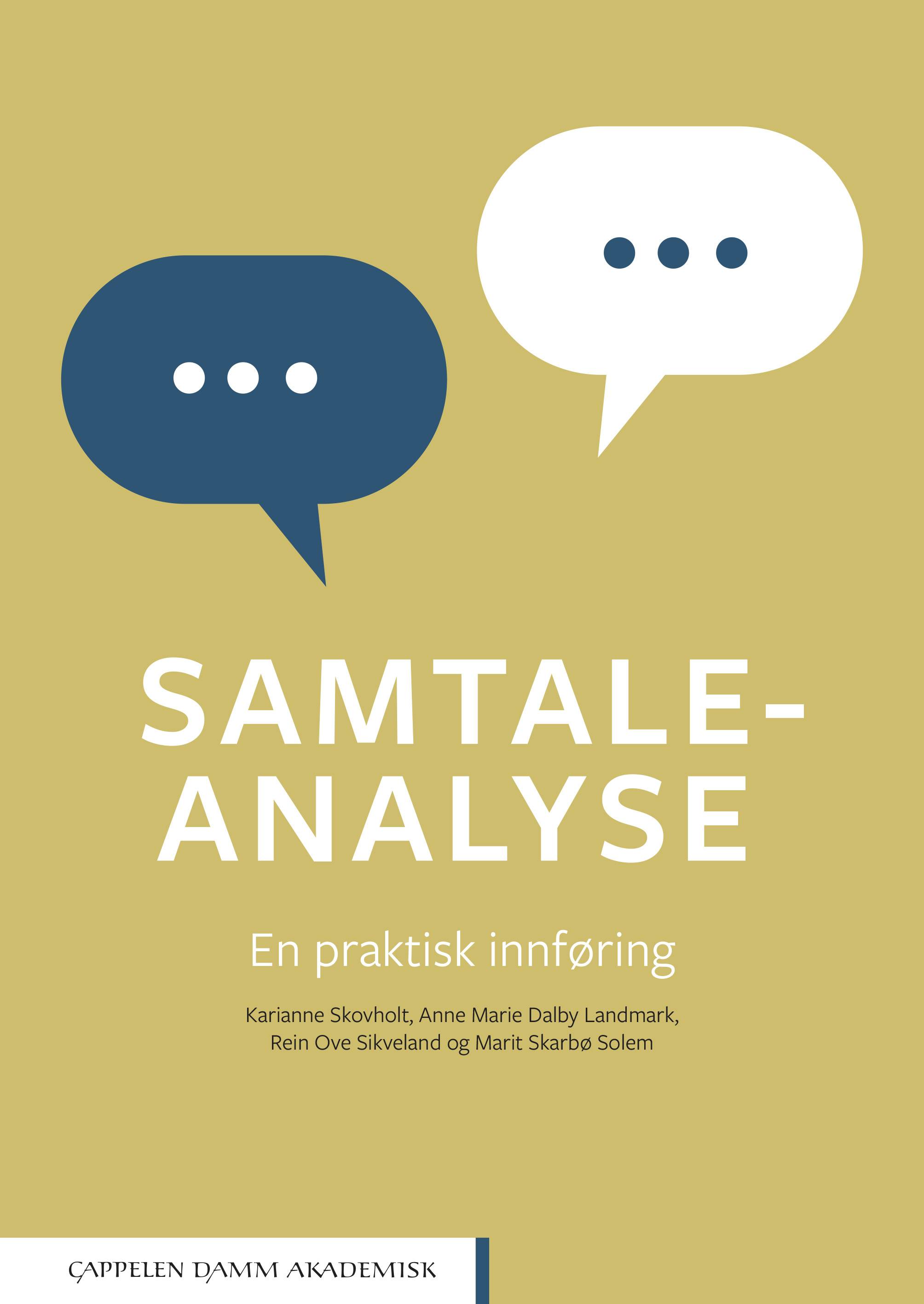 Samtaleanalyse : en praktisk innføring