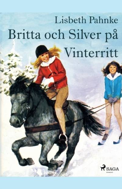 Britta och Silver på vinterritt