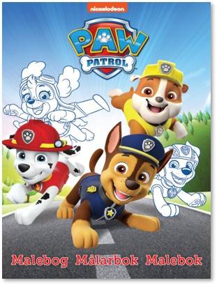 Paw Patrol Målarbok