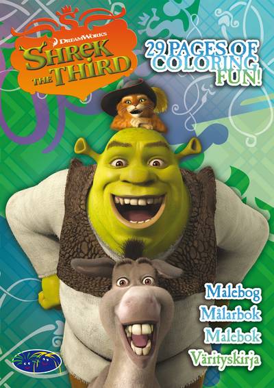Shrek den tredje - Målarbok