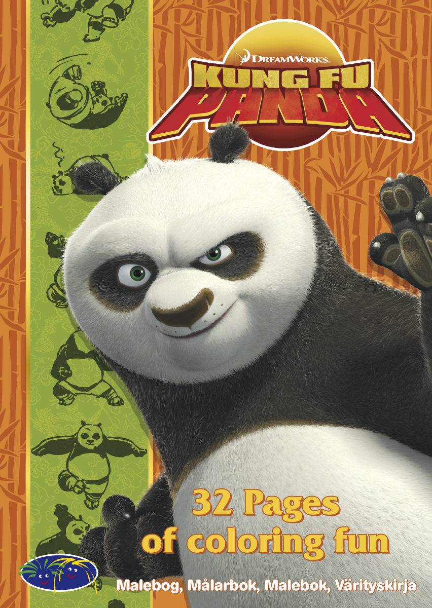 Kung Fu Panda - Målarbok