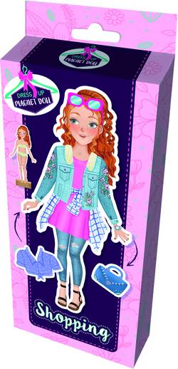 Magnetic doll - dress up, shopping