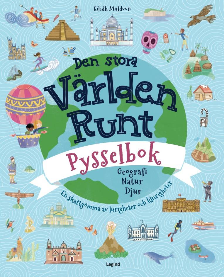 Den stora världen runt pysselbok