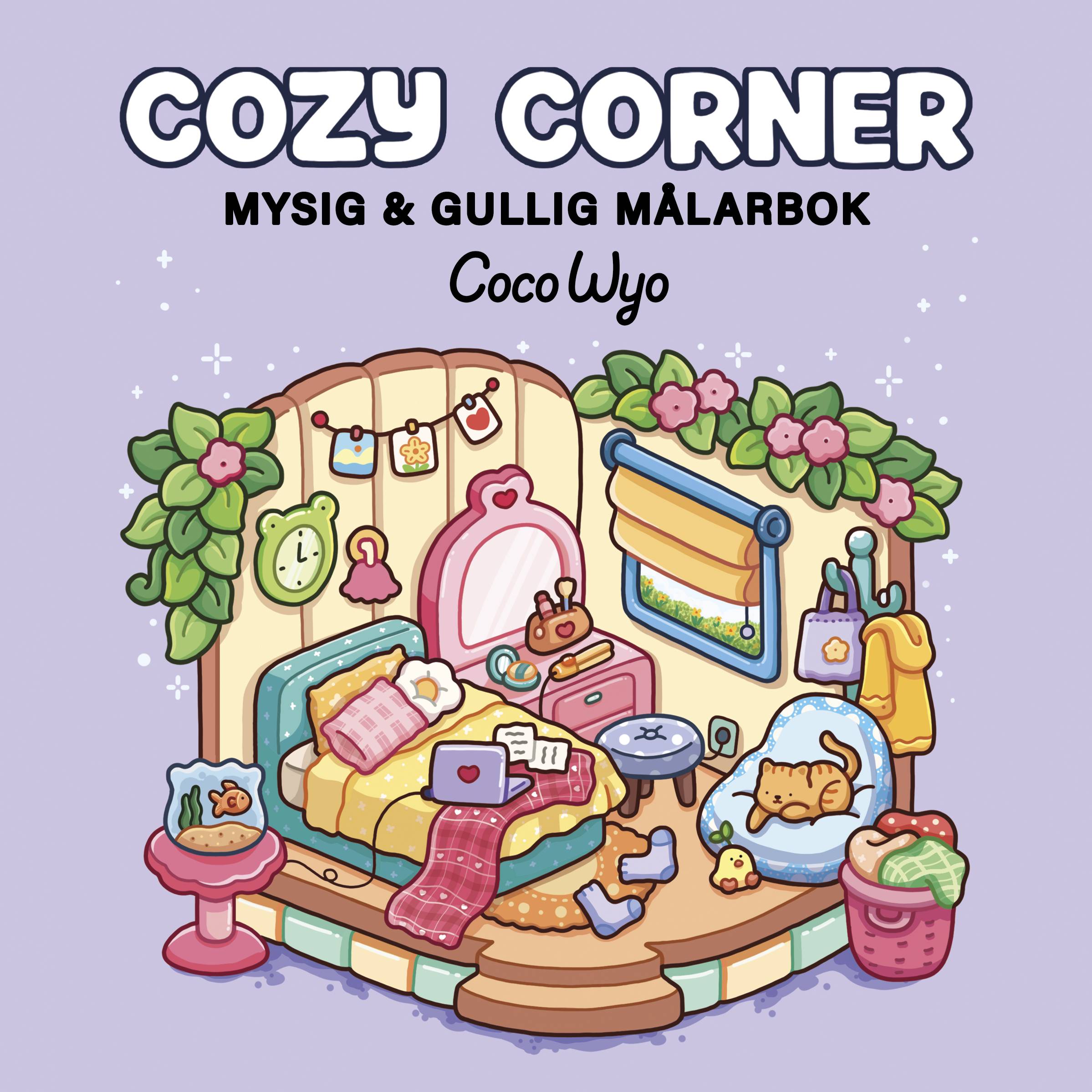 Cozy Corner : Mysig och gullig Coco Wyo målarbok