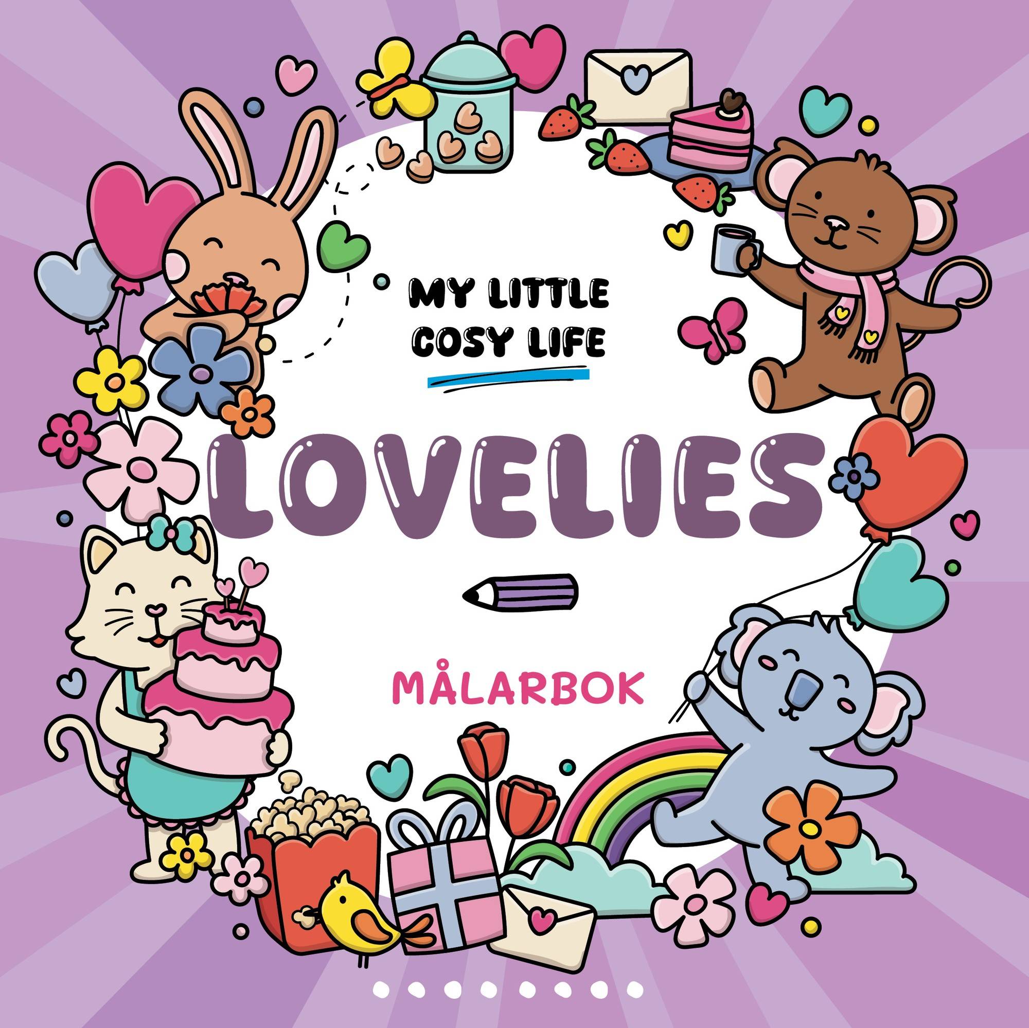 Lovelies. En Cozy Coloring målarbok från My Little Cosy Life