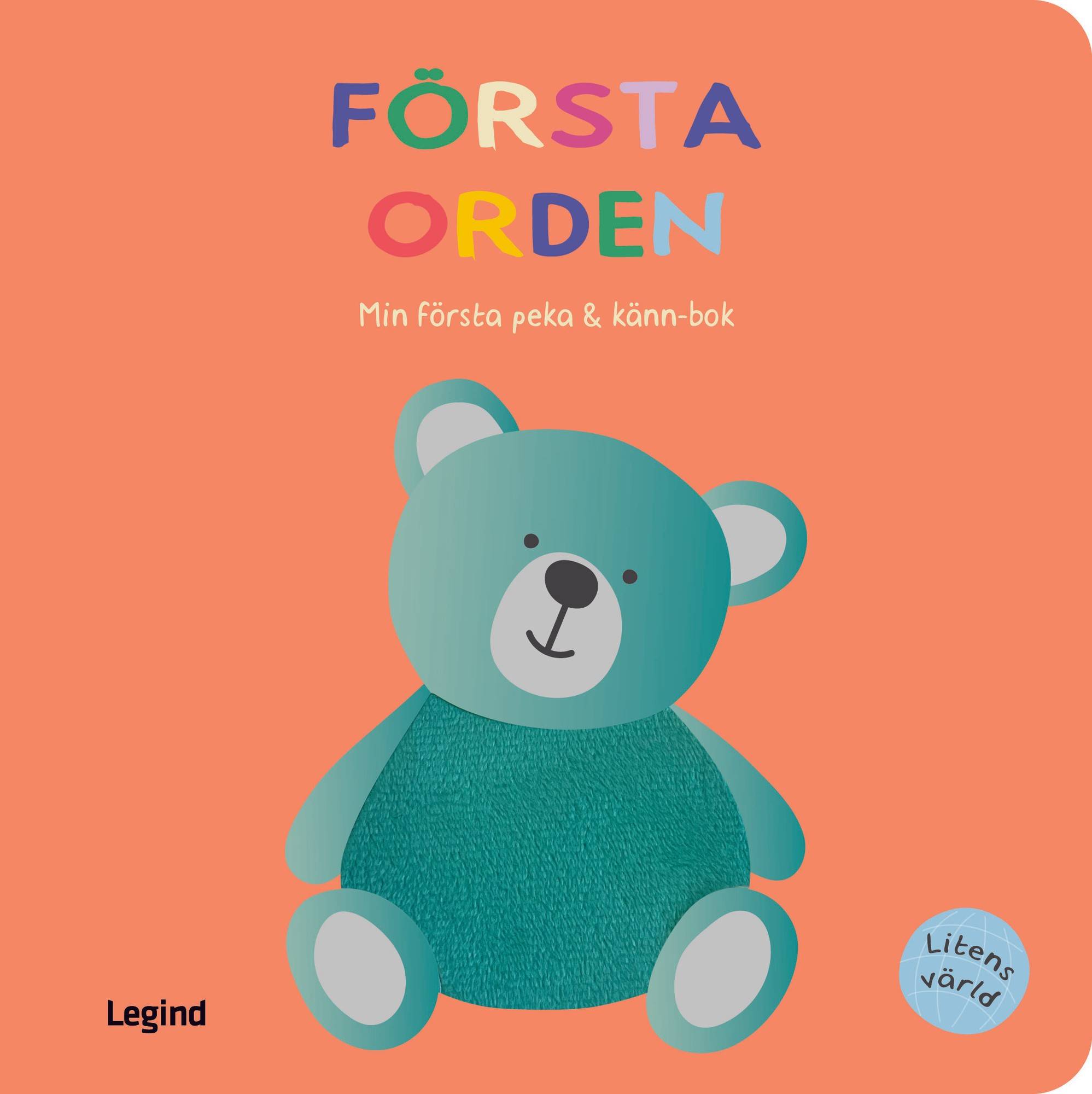 Första orden : Min första peka & känn-bok