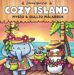 Cozy Islands. Mysig och gullig Cozy Coloring målarbok från Coloring Book Cafe