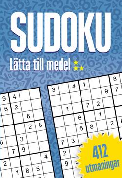 Sudoku : Lätta till medel, 412 utmaningar */**