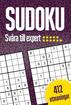 Sudoku : Svåra till expert, 412 utmaningar *****/******