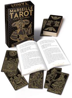 Tarot of Marseille Gold & Black Edition KIT