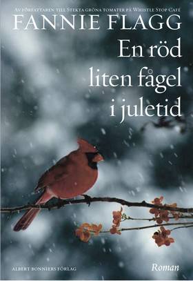 En röd liten fågel i juletid