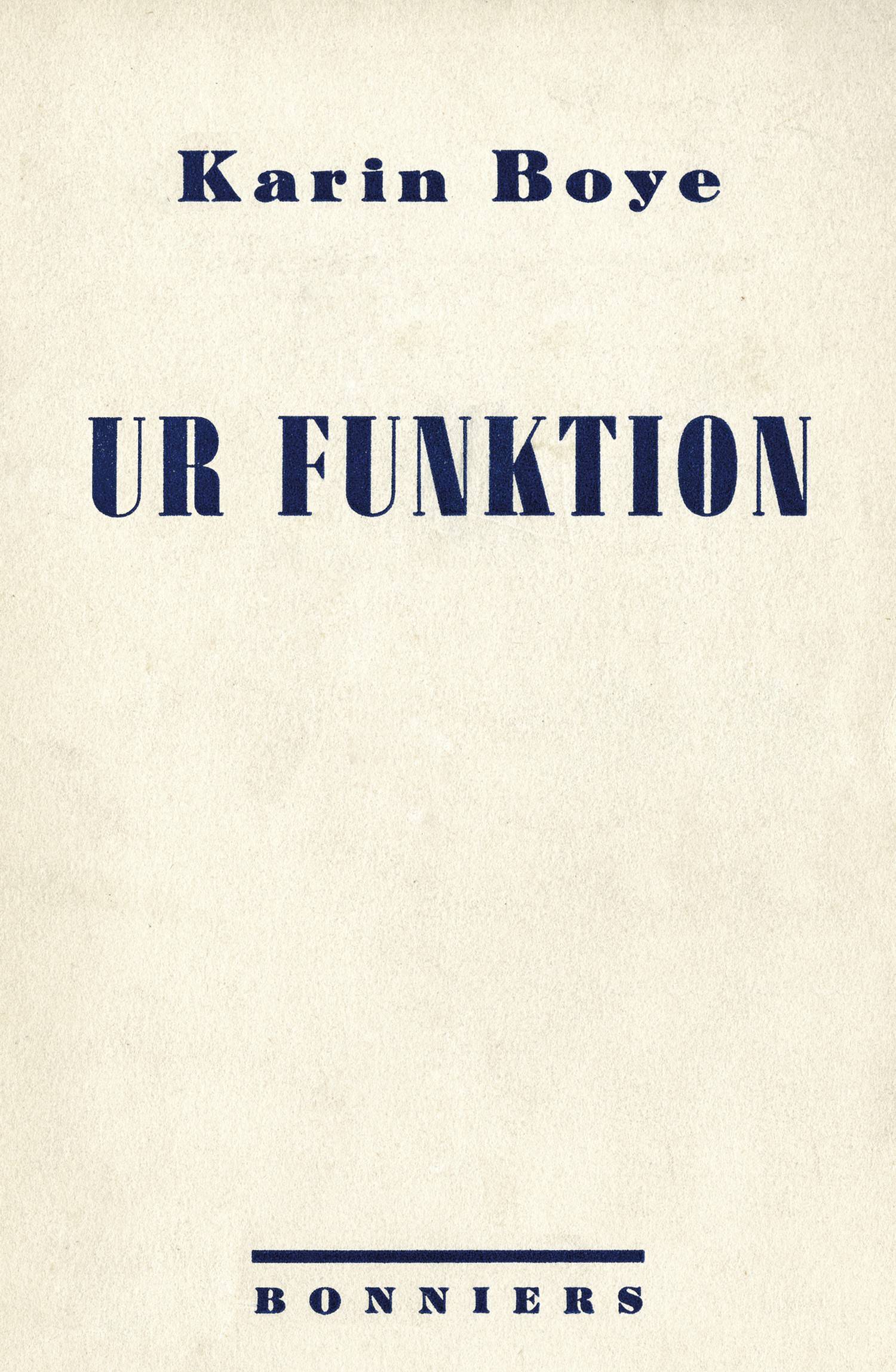 Ur funktion : noveller