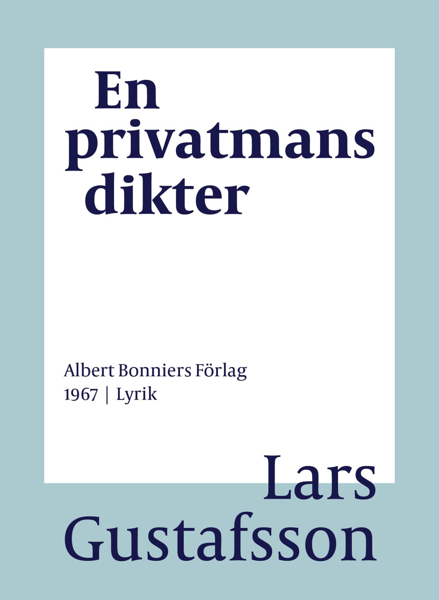 En privatmans dikter