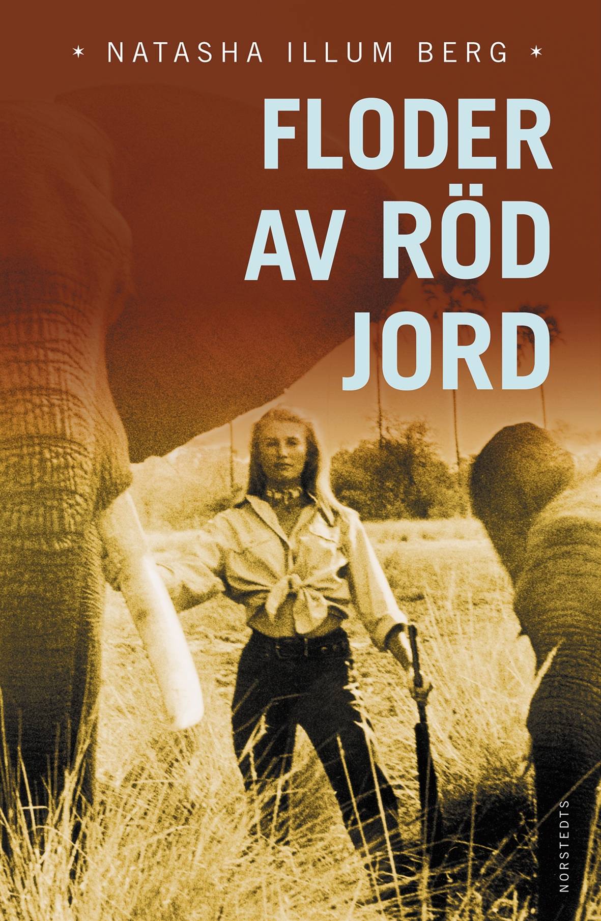 Floder av röd jord