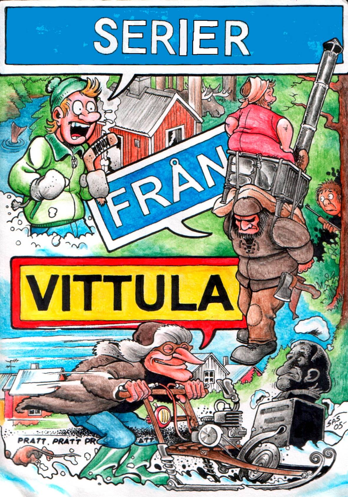 Serier från Vittula : fritt efter Mikael Niemis Populärmusik från Vittula