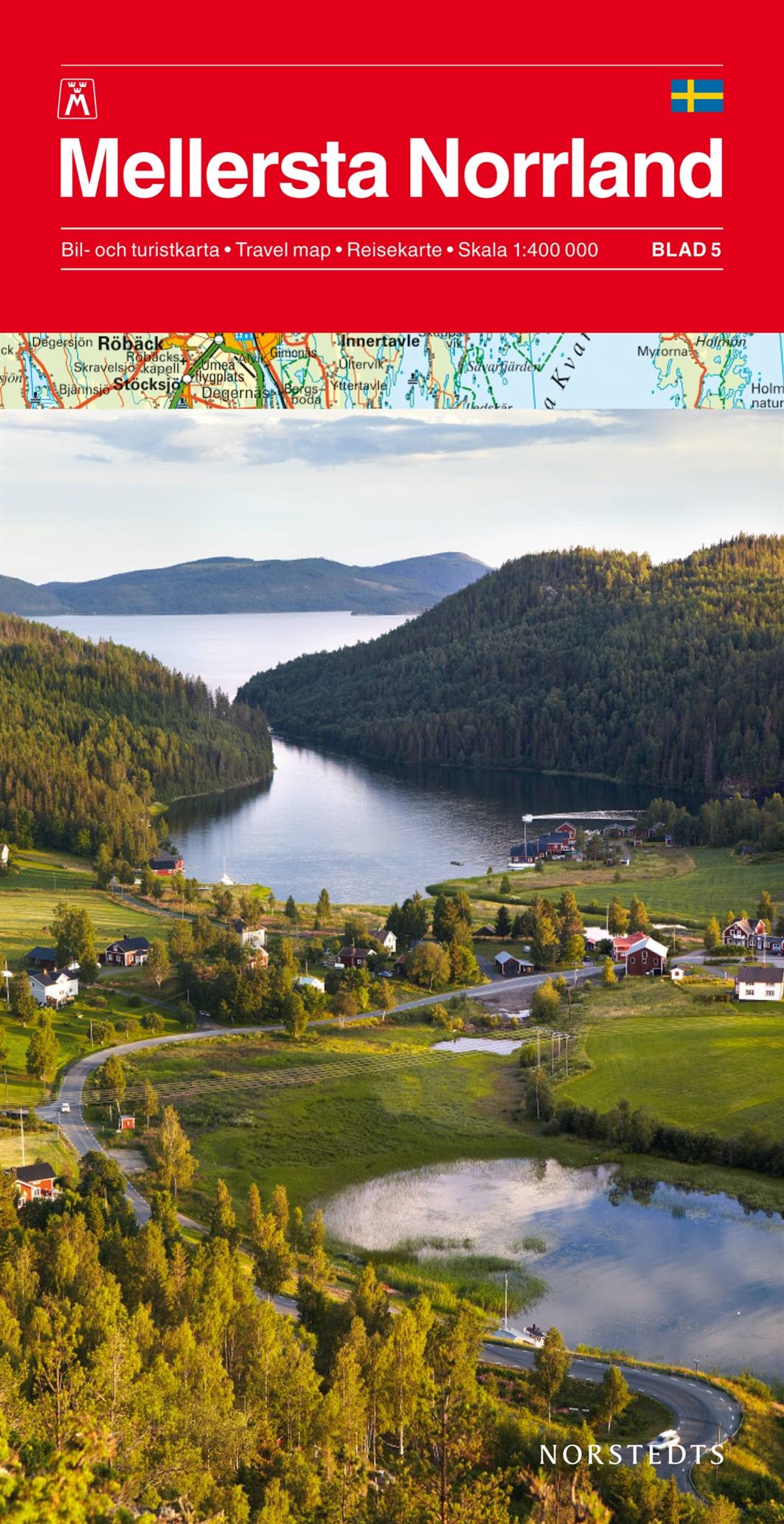 Mellersta Norrland Bil & Turistkarta Nr5 : 1:400000