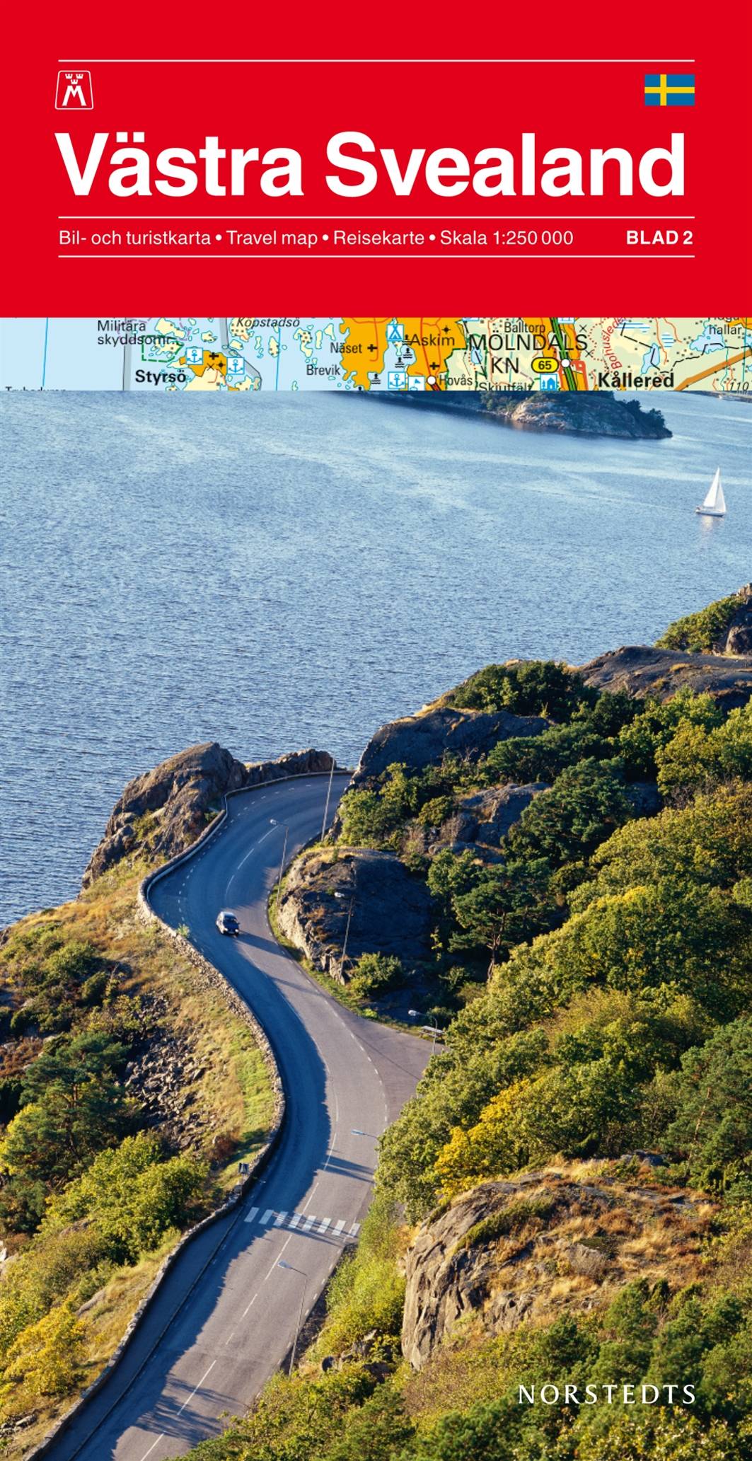 Västra Svealand Bil & Turistkarta Nr2 : 1:250000