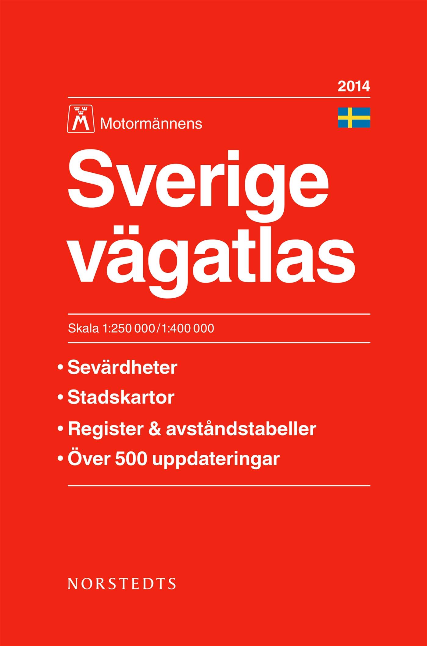 Sverige vägatlas 2014 Motormännen