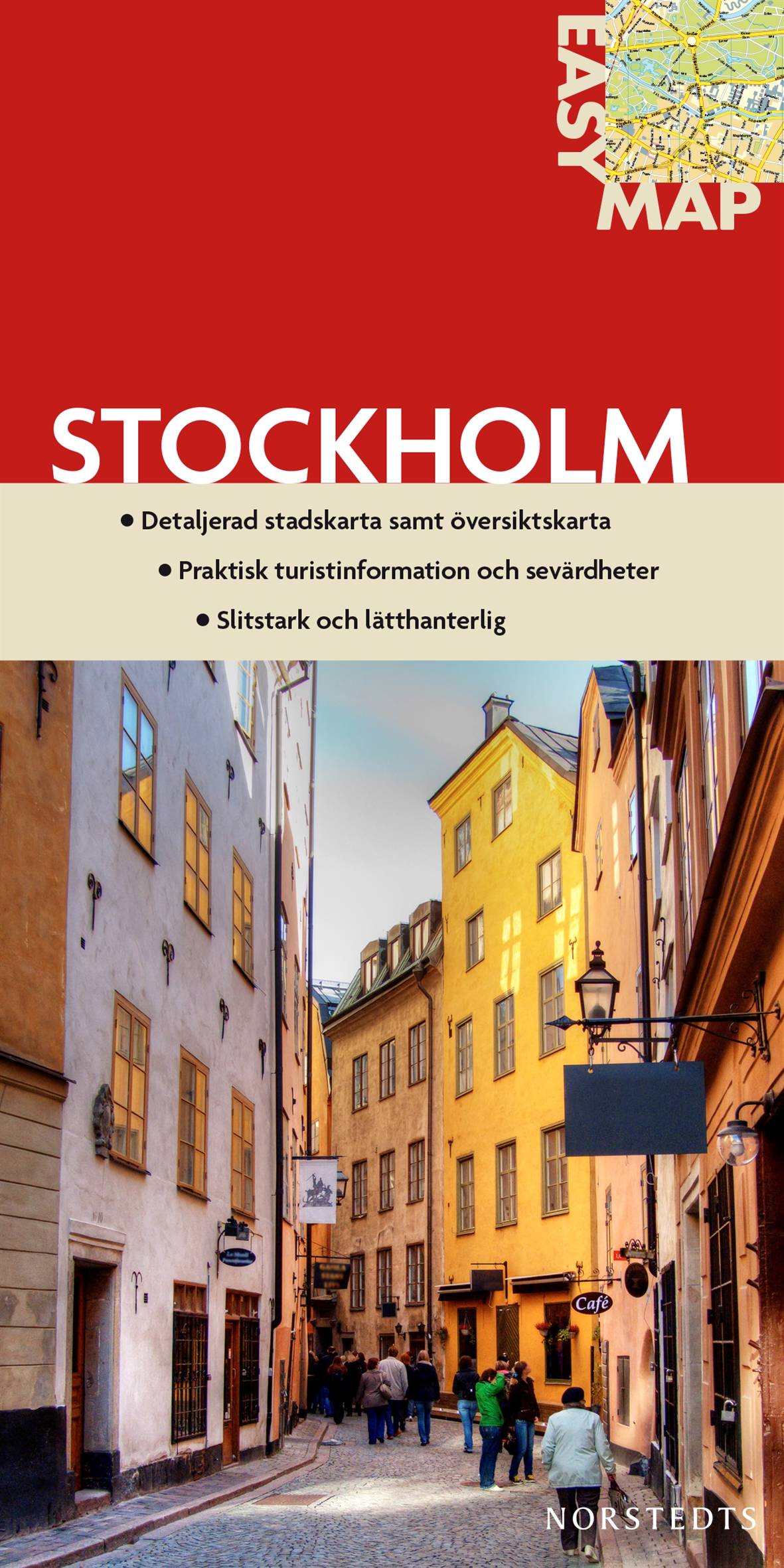 Stockholm EasyMap stadskarta : 1:17500