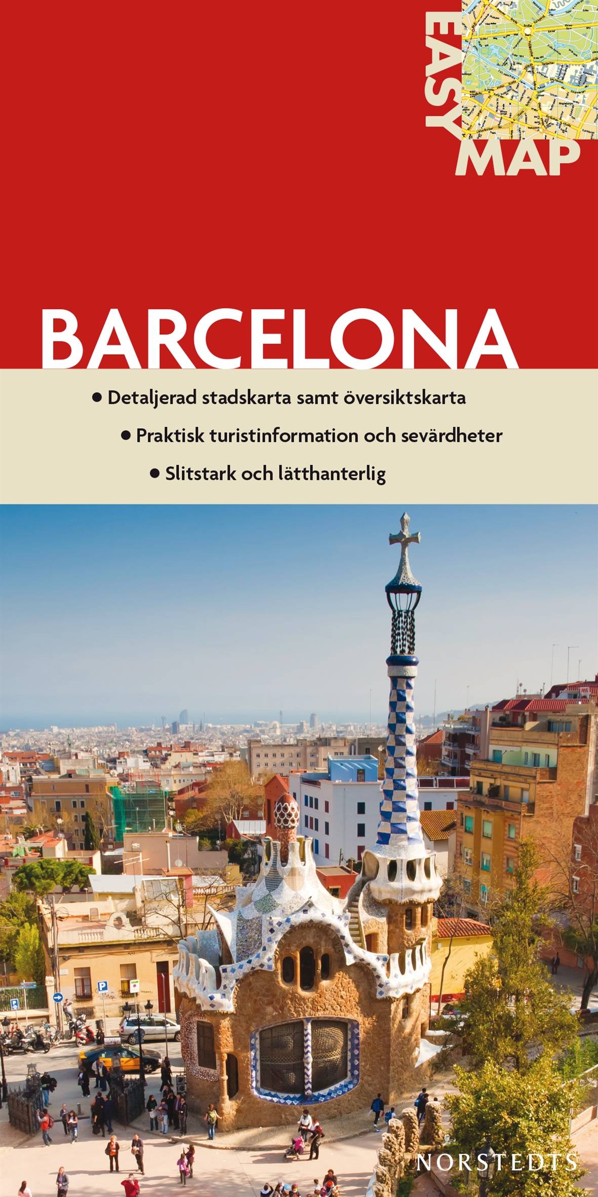 Barcelona EasyMap stadskarta : 1:13500
