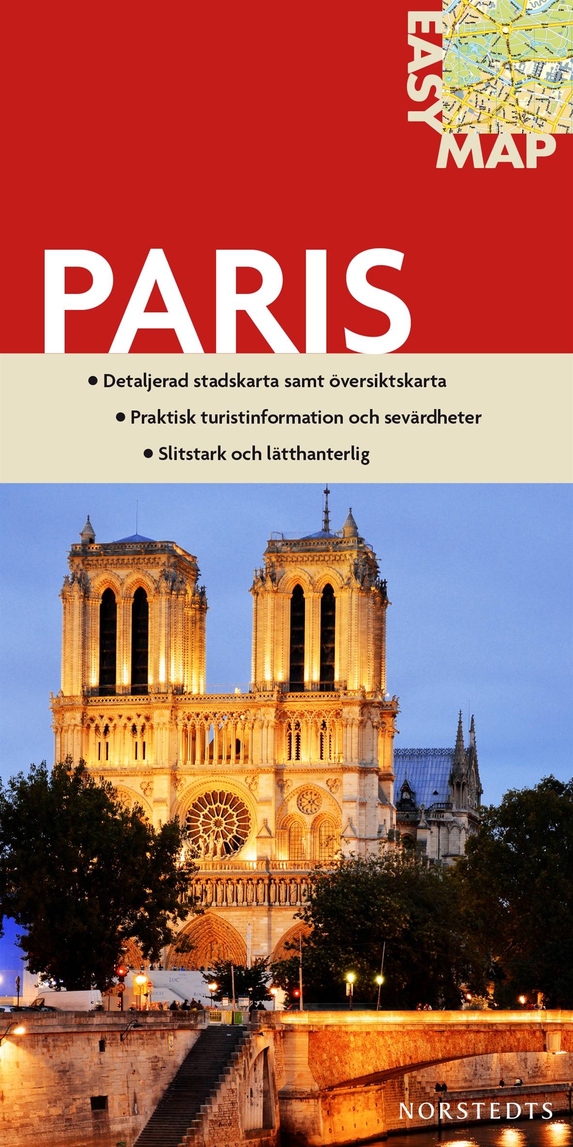 Paris EasyMap stadskarta : 1:17500