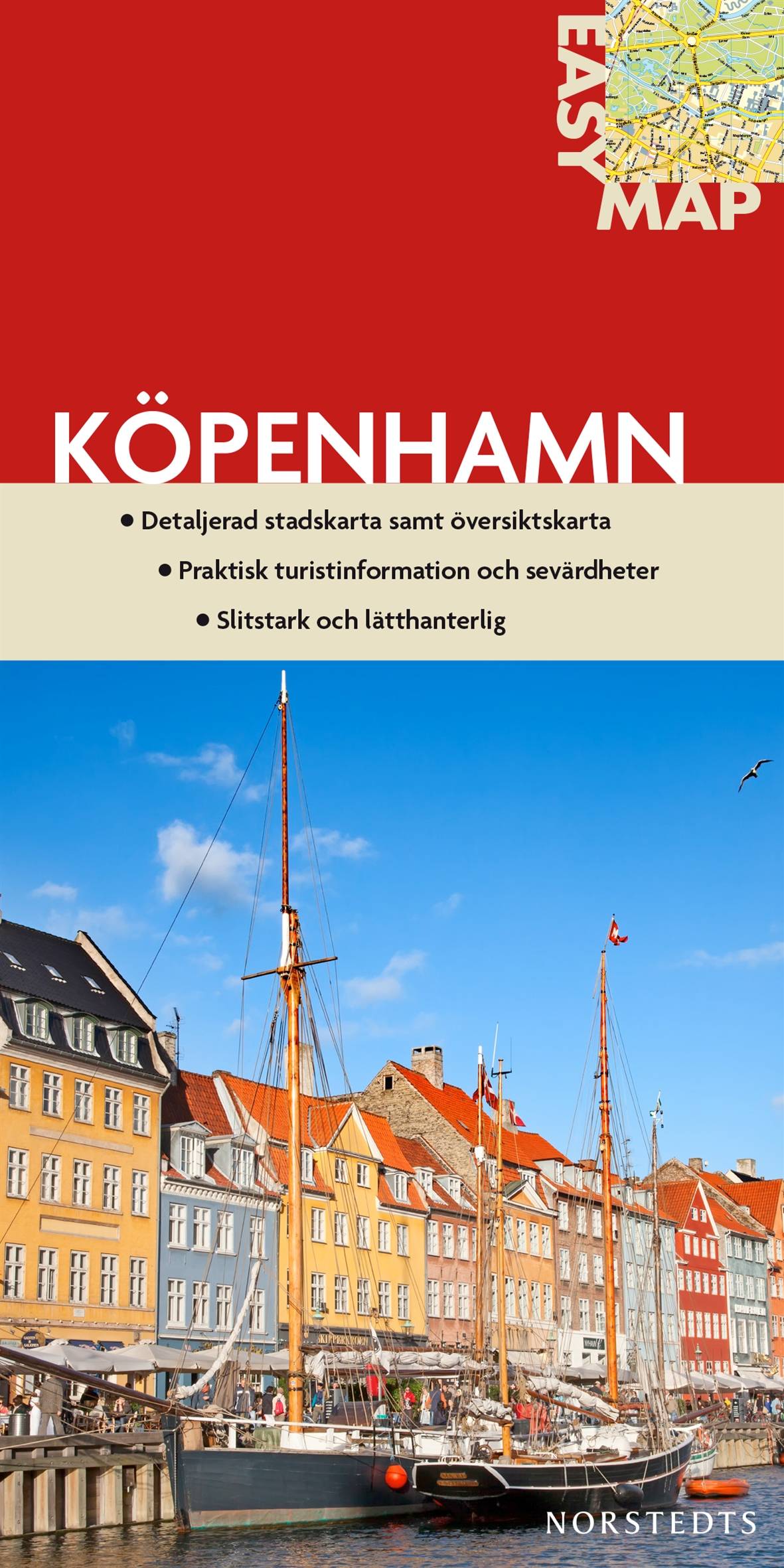 Köpenhamn EasyMap stadskarta : 1:13000