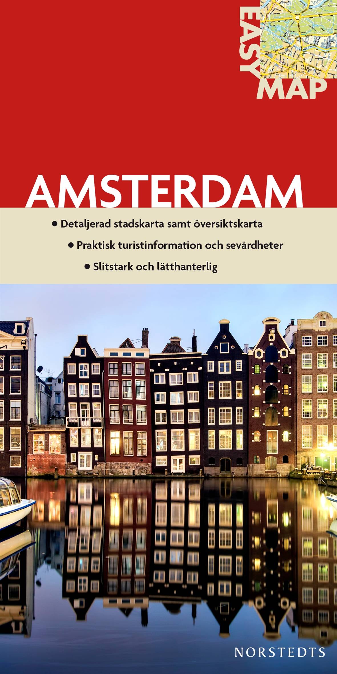 Amsterdam EasyMap stadskarta : 1:11500