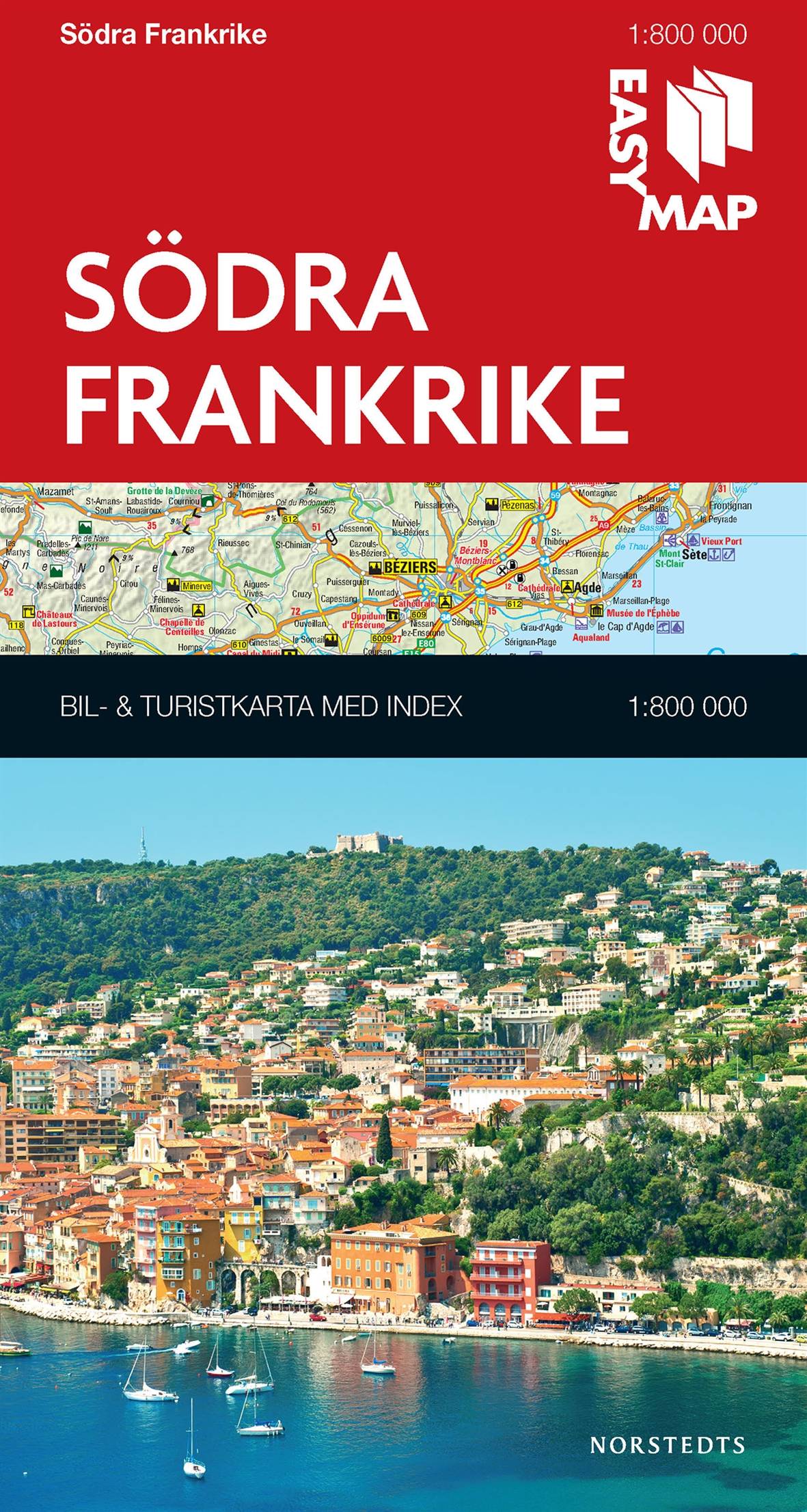 Södra Frankrike EasyMap : 1:800000