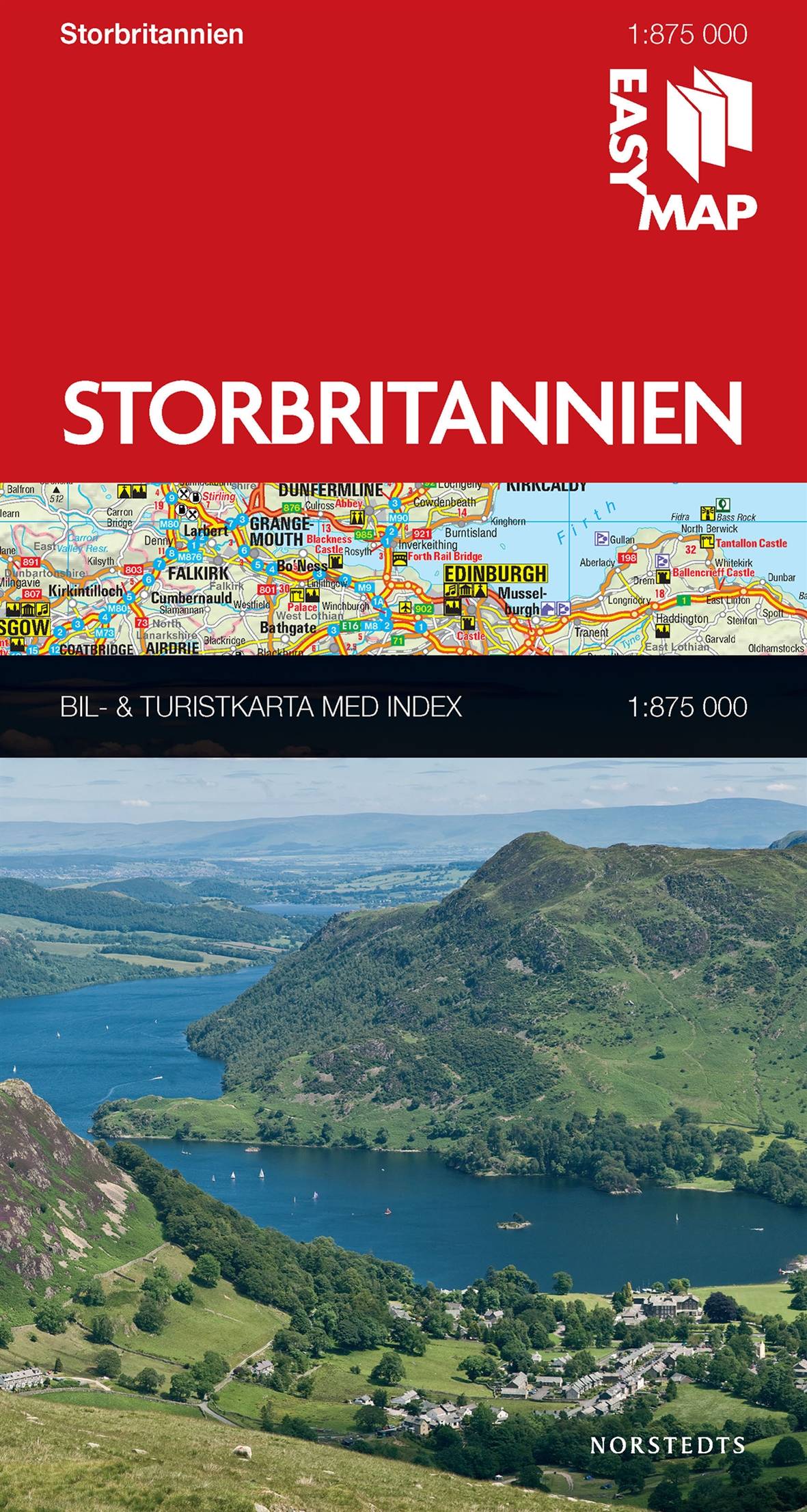 Storbritannien EasyMap : 1:875000