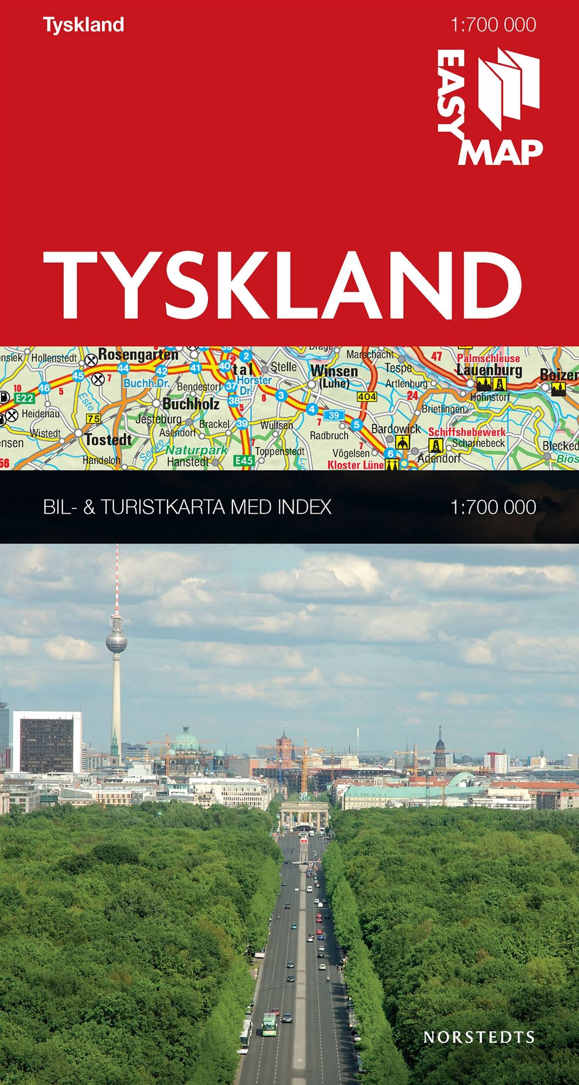 Tyskland EasyMap : 1:700000