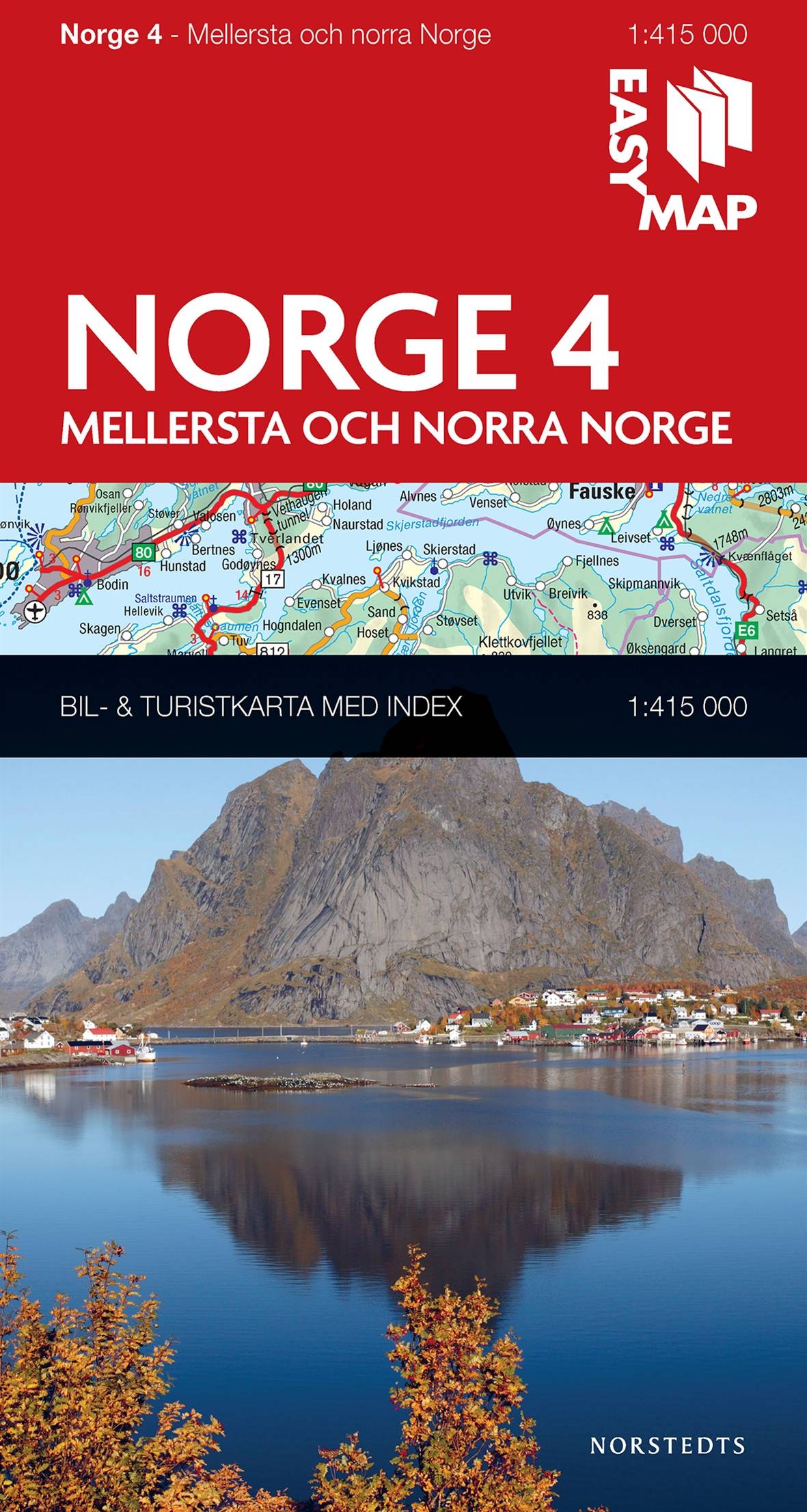 Mellersta och norra Norge EasyMap : 1:415000