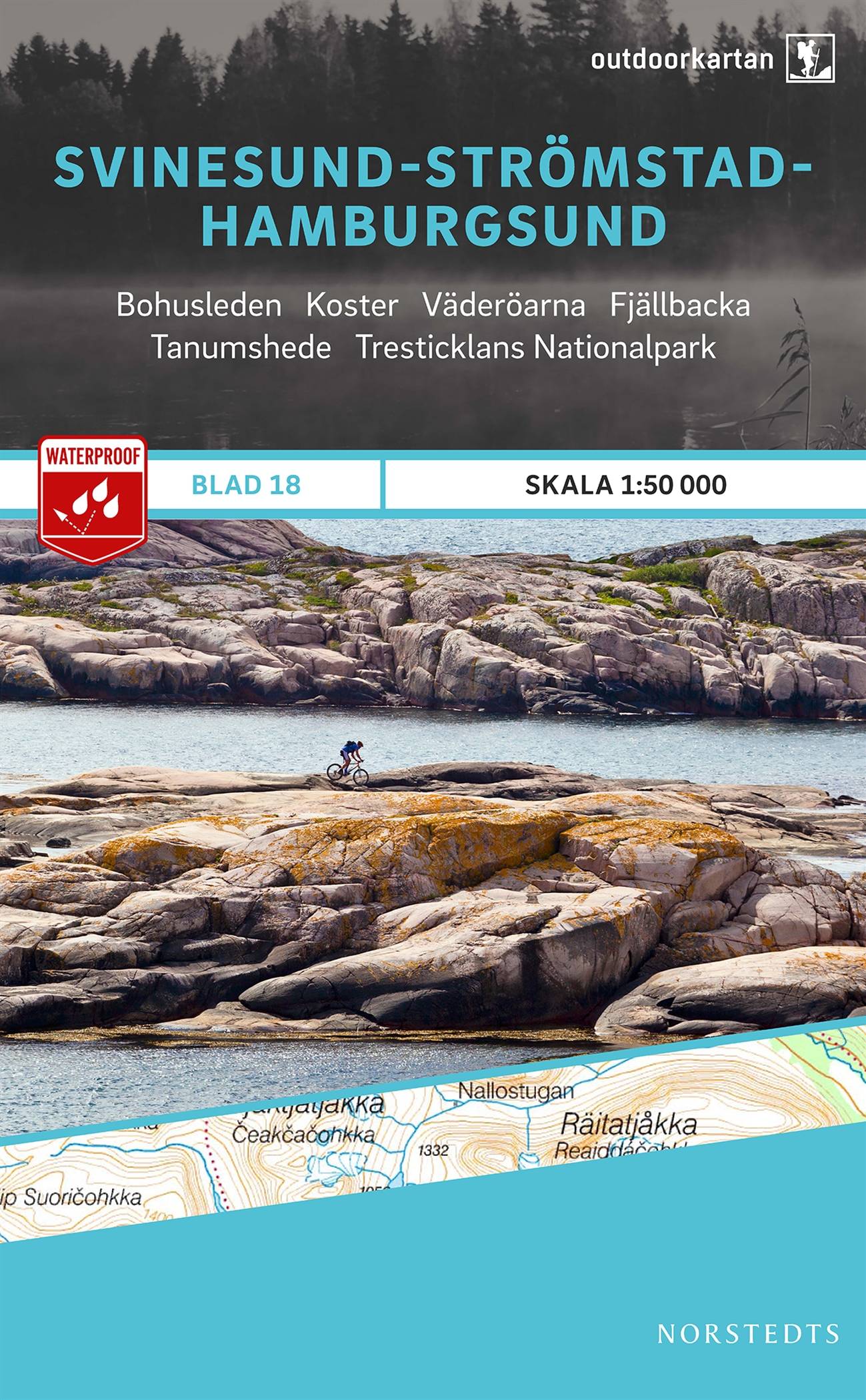 Outdoorkartan Svinesund Strömstad Hamburgsund : Blad 18 skala 1:50000