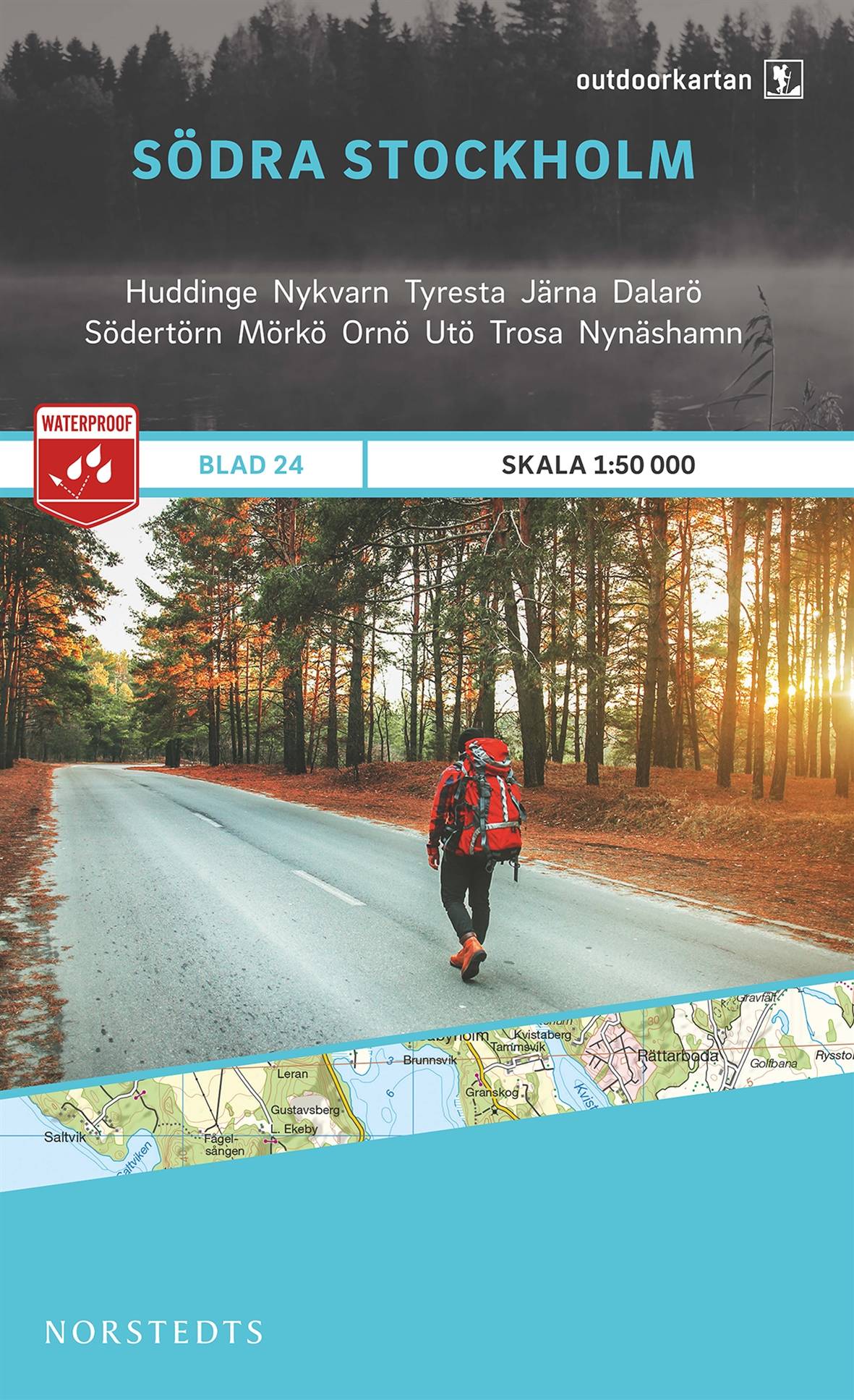 Outdoorkartan Södra Stockholm : Blad 24 skala 1:50000