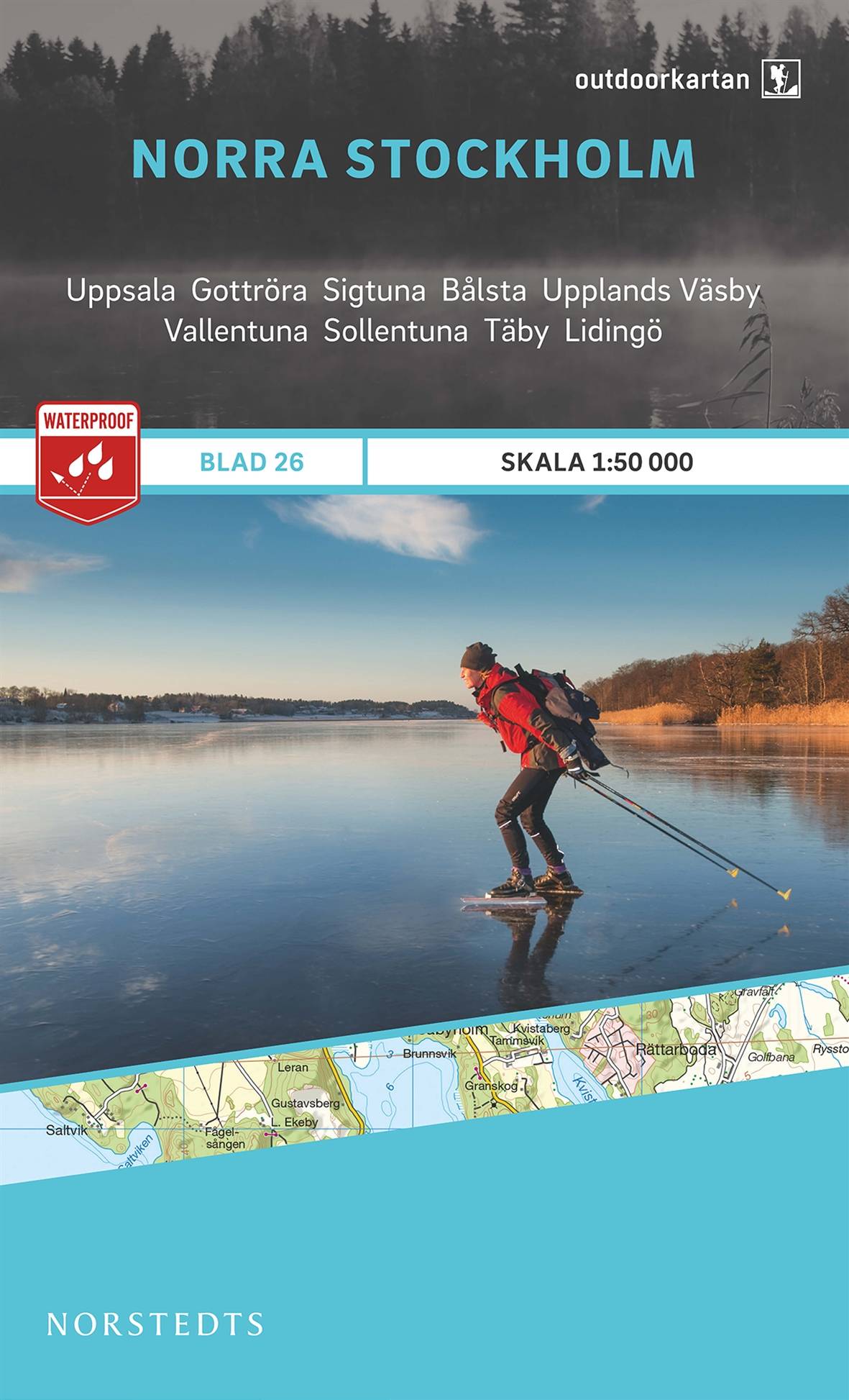 Outdoorkartan Norra Stockholm : Blad 26 skala 1:50000