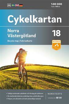 Cykelkartan Blad 18 Norra Västergötland : Skala 1:90 000