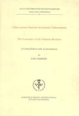 Liber usuum fratrum monasterii Vadstenensis The customary of the Vadstena Brothers