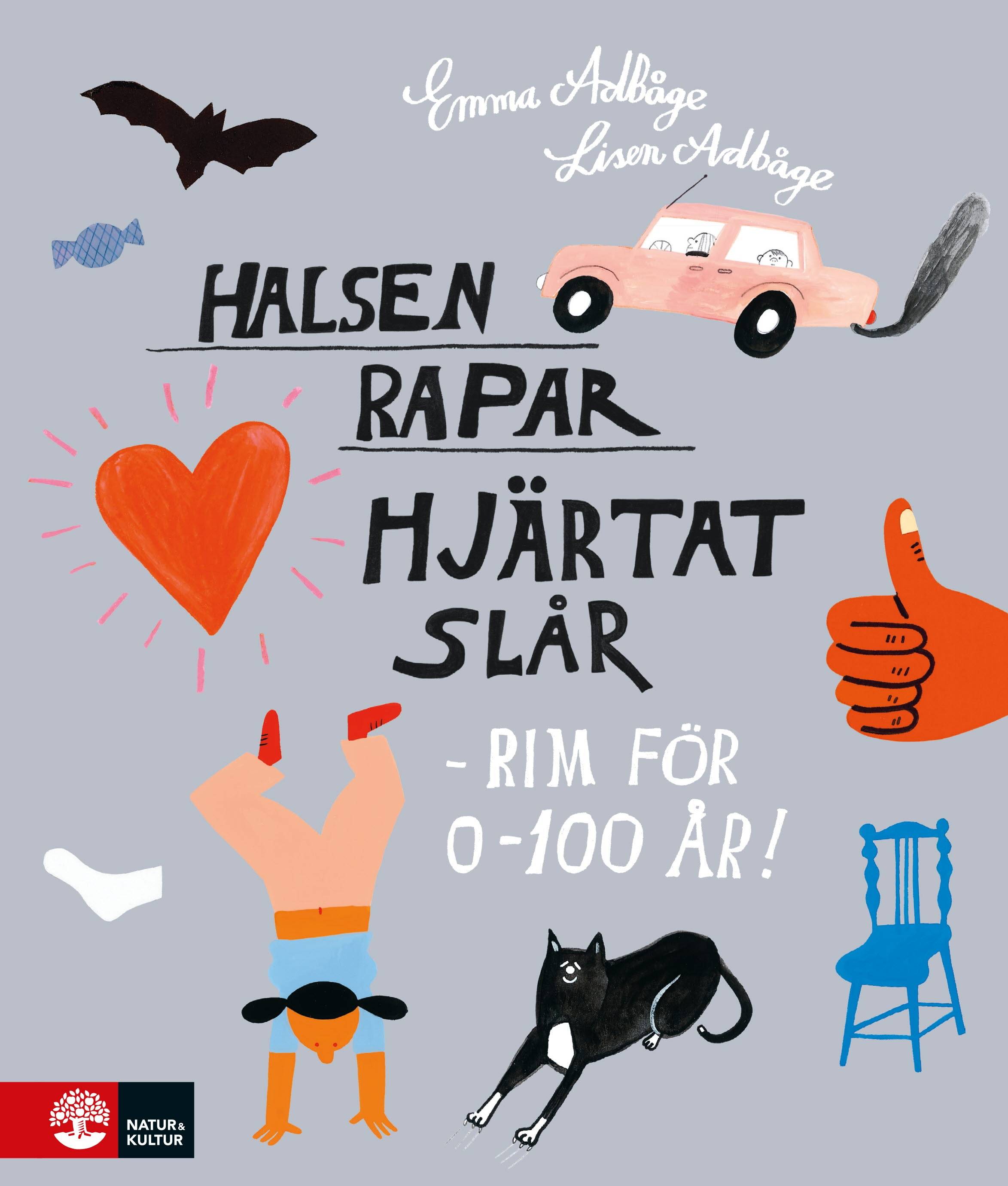 Halsen rapar, hjärtat slår - rim för 0-100 år!