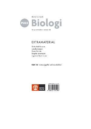 PULS Biologi 6-9 Tredje upplagan Materialbank: Extramaterial (kopieringsund