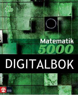 Matematik 5000 Kurs 1b Grön Lärobok Digitalbok ljud