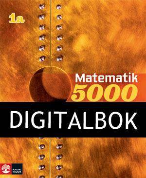 Matematik 5000 Kurs 1a Gul Lärobok Digitalbok ljud