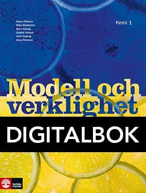Modell och verklighet Kemi 1 Lärobok Digital, andra upplagan