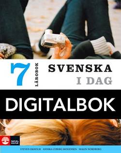 Svenska i dag 7 Lärobok Digital