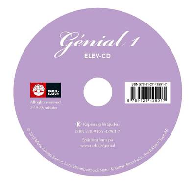 Genial 1 Elev-cd mp3, andra upplagan