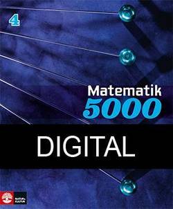 Matematik 5000 Kurs 4 Blå Lärobok Digital (12mån)